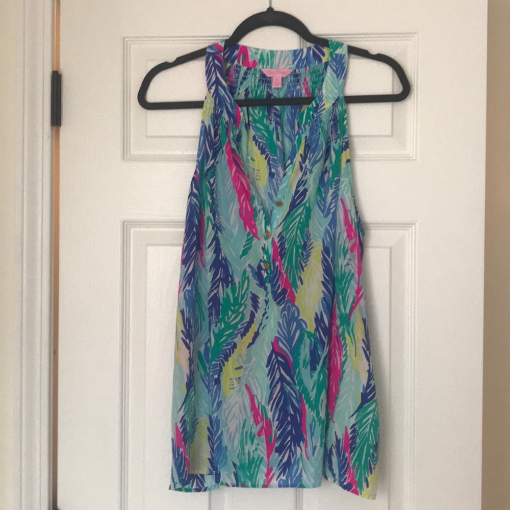Lily Pulitzer silk tank top